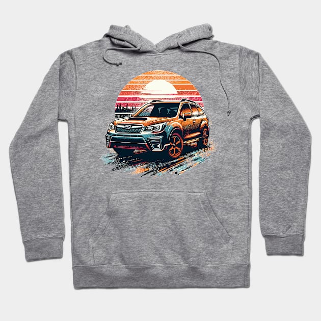 Subaru Forester Hoodie by Vehicles-Art